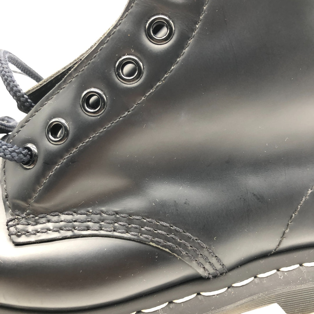 Dr. Martens 8-hole boots 6 Women's 25.0cm genuine leather black type Vintage Second Hand