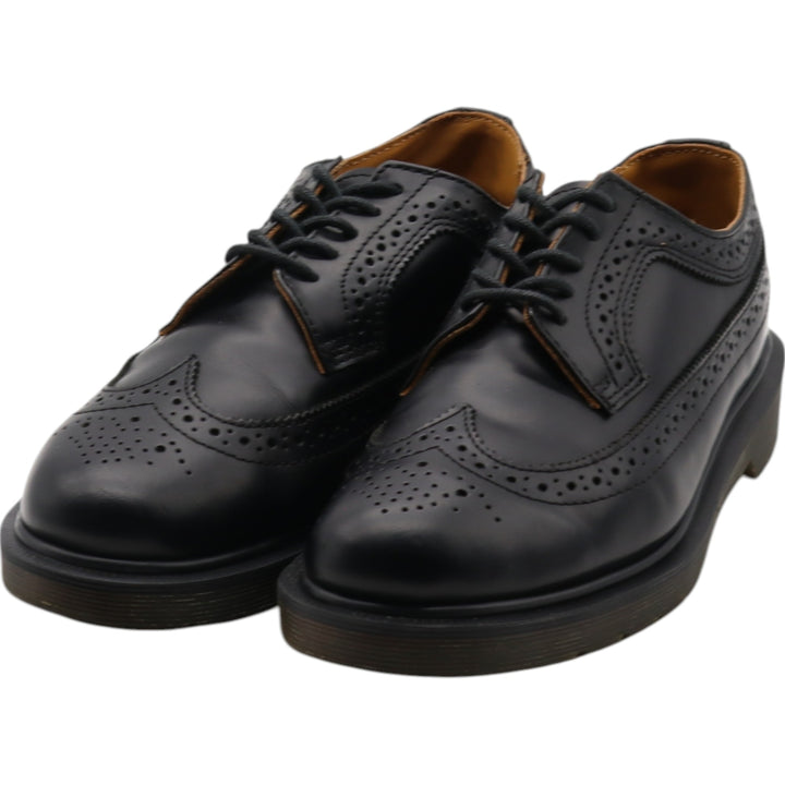 Dr. Martens Wingtip Shoes 6 Women's 25.0cm genuine leather black type Vintage Second Hand