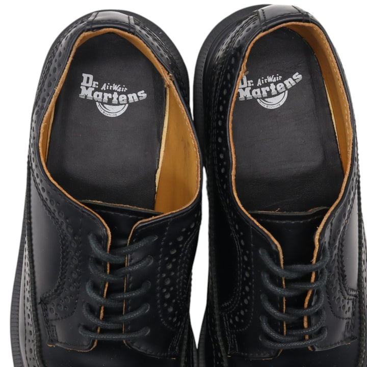Dr. Martens Wingtip Shoes 6 Women's 25.0cm genuine leather black type Vintage Second Hand