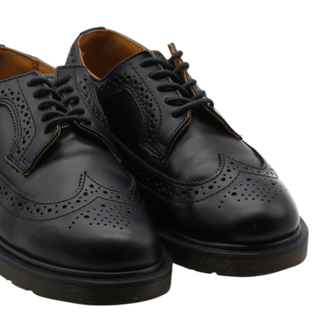 Dr. Martens Wingtip Shoes 6 Women's 25.0cm genuine leather black type Vintage Second Hand