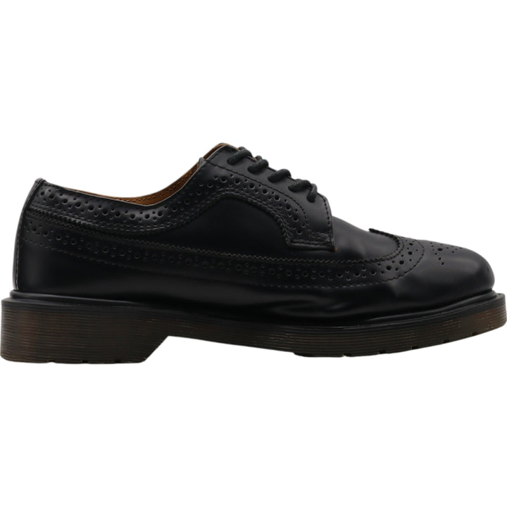 Dr. Martens Wingtip Shoes 6 Women's 25.0cm genuine leather black type Vintage Second Hand