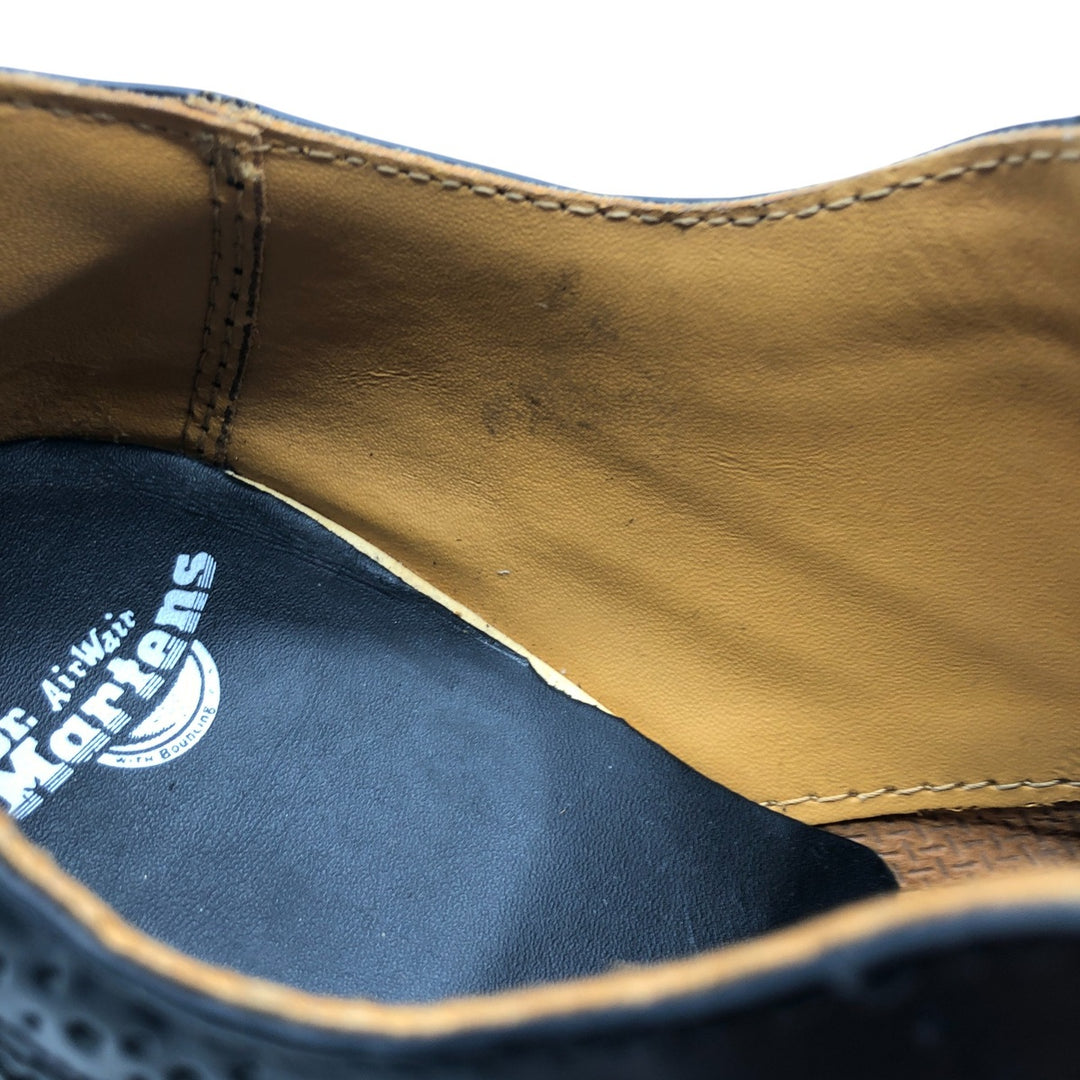 Dr. Martens Wingtip Shoes 6 Women's 25.0cm genuine leather black type Vintage Second Hand