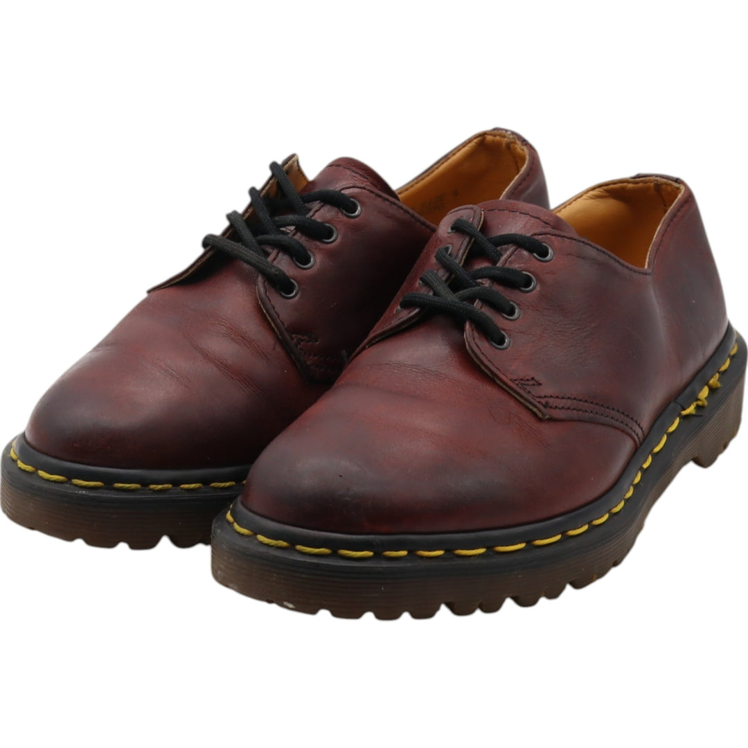 Dr. Martens 4-hole shoes made in the UK Women's 23.0cm genuine leather burgundy type Vintage Second Hand