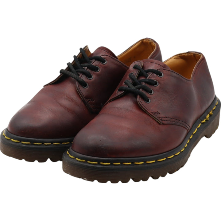 Dr. Martens 4-hole shoes made in the UK Women's 23.0cm genuine leather burgundy type Vintage Second Hand