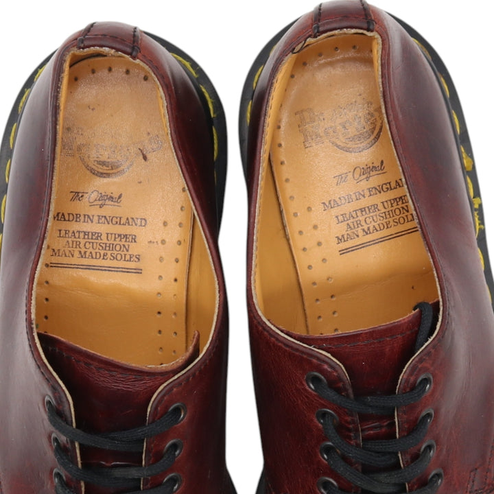 Dr. Martens 4-hole shoes made in the UK Women's 23.0cm genuine leather burgundy type Vintage Second Hand
