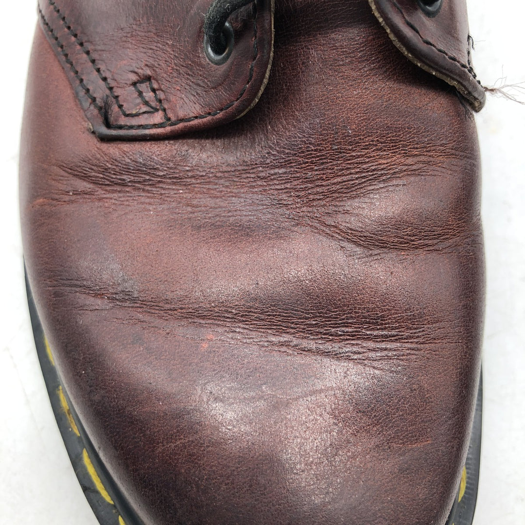 Dr. Martens 4-hole shoes made in the UK Women's 23.0cm genuine leather burgundy type Vintage Second Hand