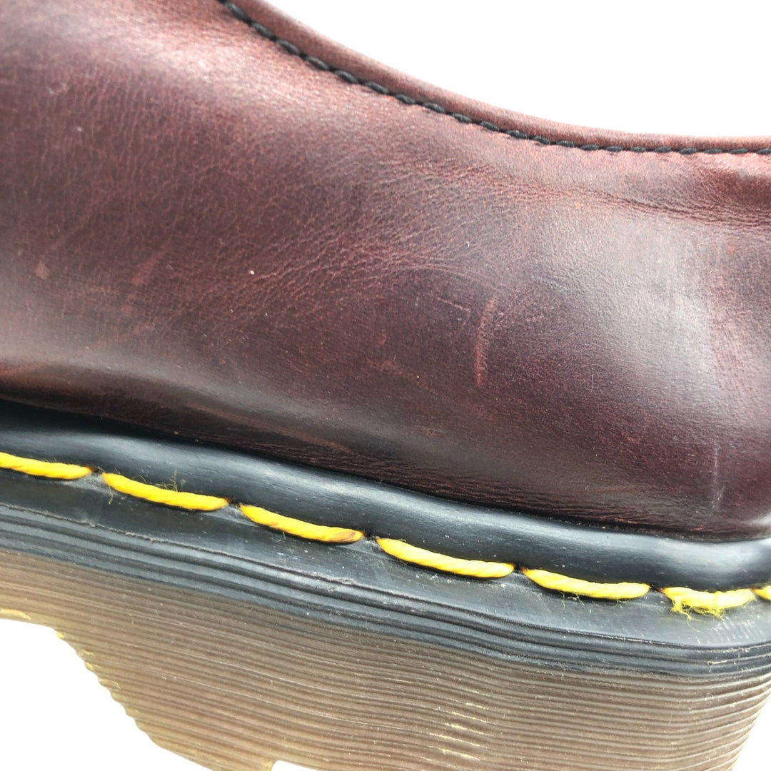 Dr. Martens 4-hole shoes made in the UK Women's 23.0cm genuine leather burgundy type Vintage Second Hand