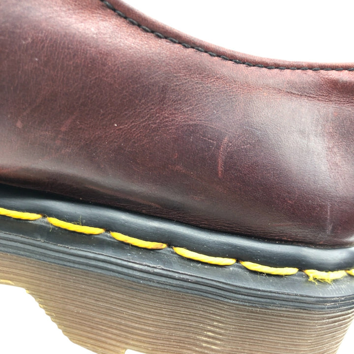 Dr. Martens 4-hole shoes made in the UK Women's 23.0cm genuine leather burgundy type Vintage Second Hand