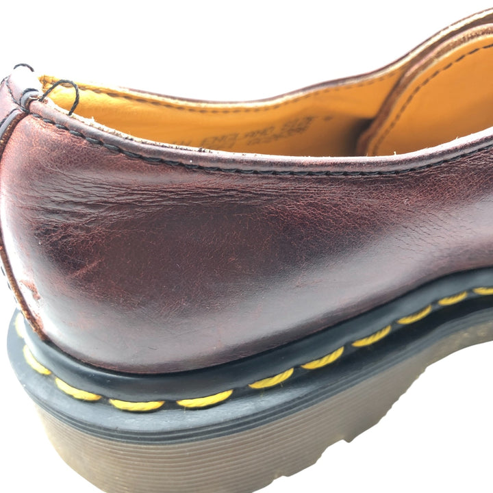 Dr. Martens 4-hole shoes made in the UK Women's 23.0cm genuine leather burgundy type Vintage Second Hand