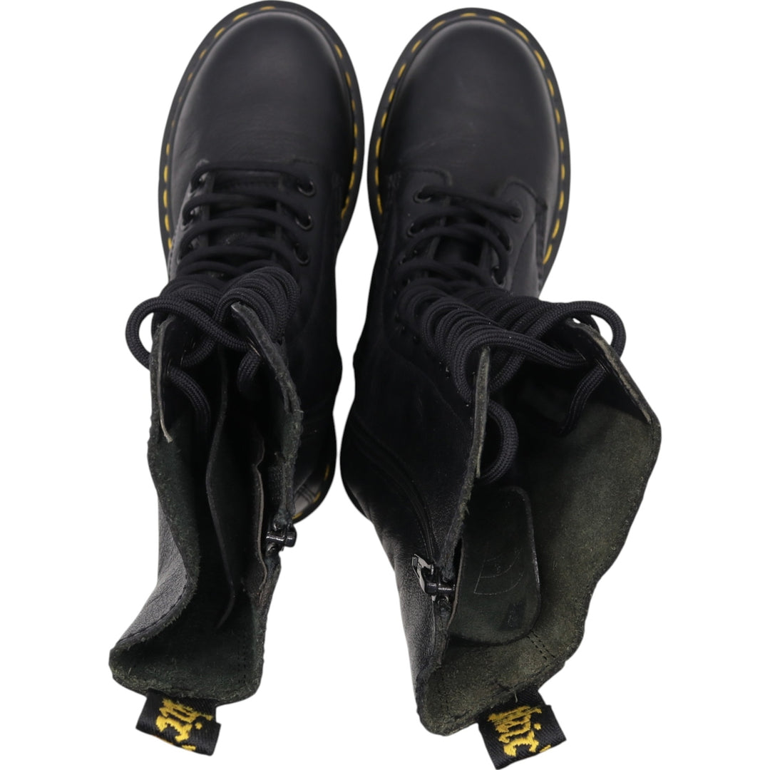 Dr. Martens 1B99 Side Zip 14 Hole Boots 3 Women's 22.0cm genuine leather black type Vintage Second Hand