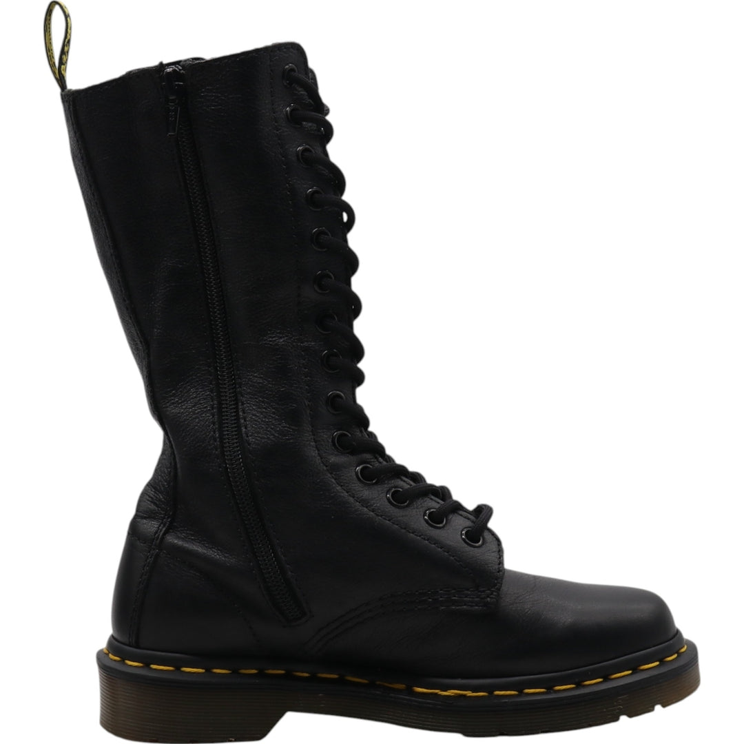 Dr. Martens 1B99 Side Zip 14 Hole Boots 3 Women's 22.0cm genuine leather black type Vintage Second Hand