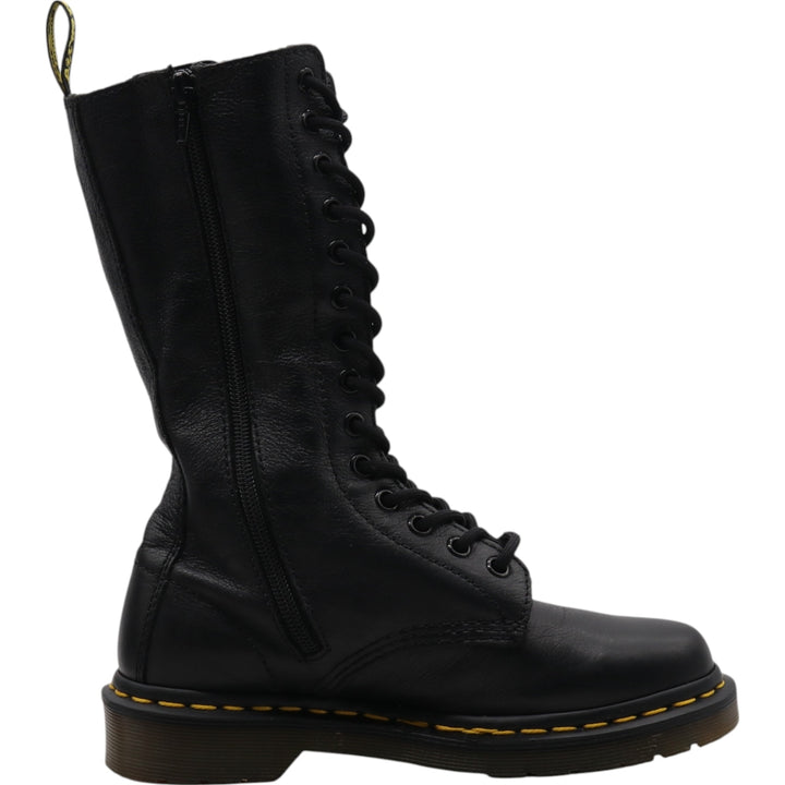 Dr. Martens 1B99 Side Zip 14 Hole Boots 3 Women's 22.0cm genuine leather black type Vintage Second Hand