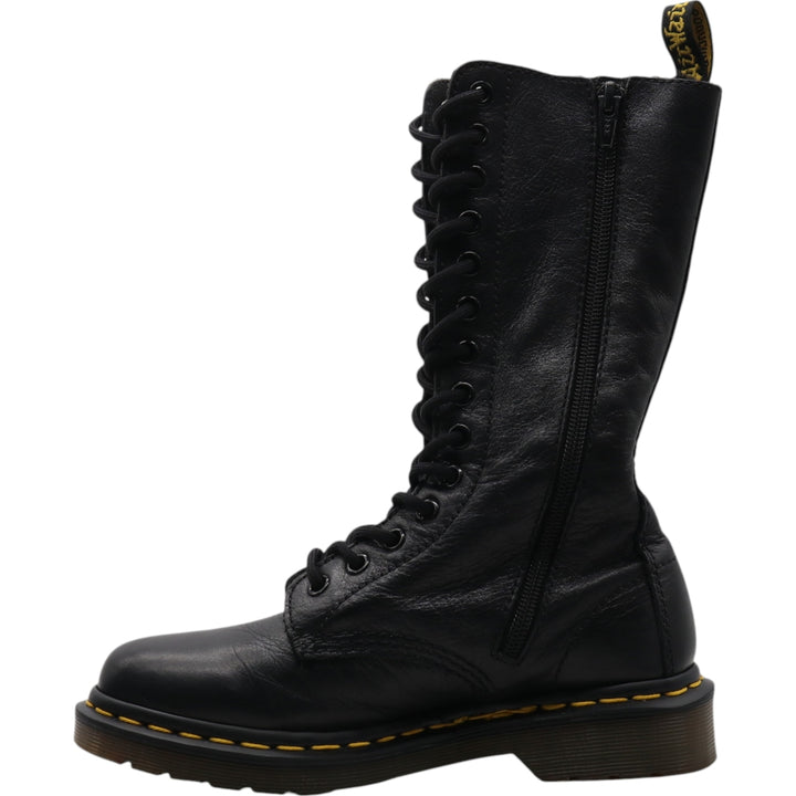 Dr. Martens 1B99 Side Zip 14 Hole Boots 3 Women's 22.0cm genuine leather black type Vintage Second Hand
