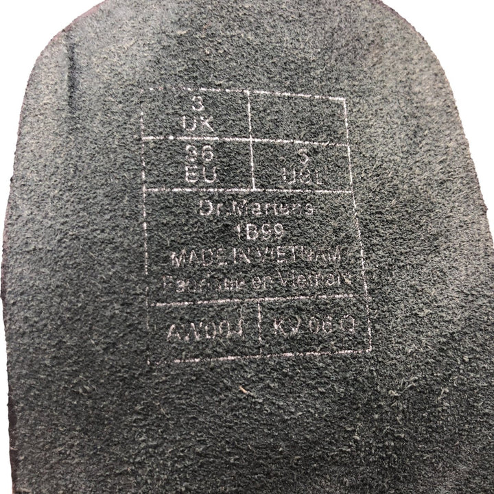 Dr. Martens 1B99 Side Zip 14 Hole Boots 3 Women's 22.0cm genuine leather black type Vintage Second Hand