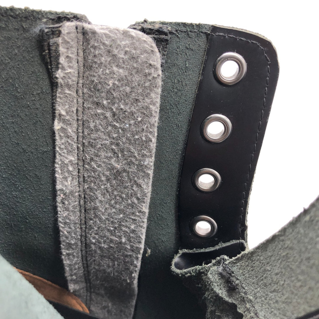 Dr. Martens thick sole side zip 8 hole boots 4 Women's 23.0cm genuine leather black type Vintage Second Hand