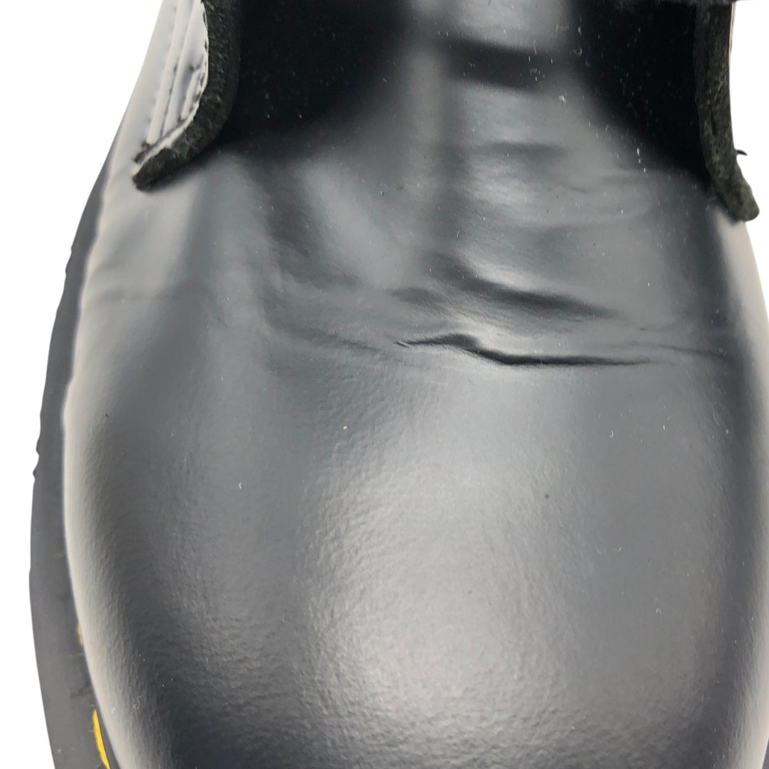 Dr. Martens thick sole side zip 8 hole boots 4 Women's 23.0cm genuine leather black type Vintage Second Hand