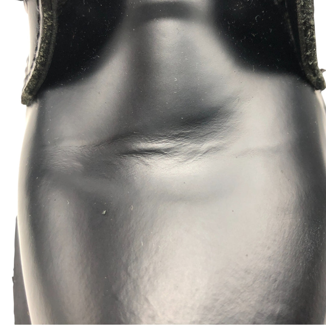 Dr. Martens thick sole side zip 8 hole boots 4 Women's 23.0cm genuine leather black type Vintage Second Hand