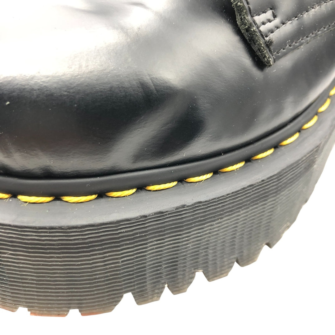 Dr. Martens thick sole side zip 8 hole boots 4 Women's 23.0cm genuine leather black type Vintage Second Hand