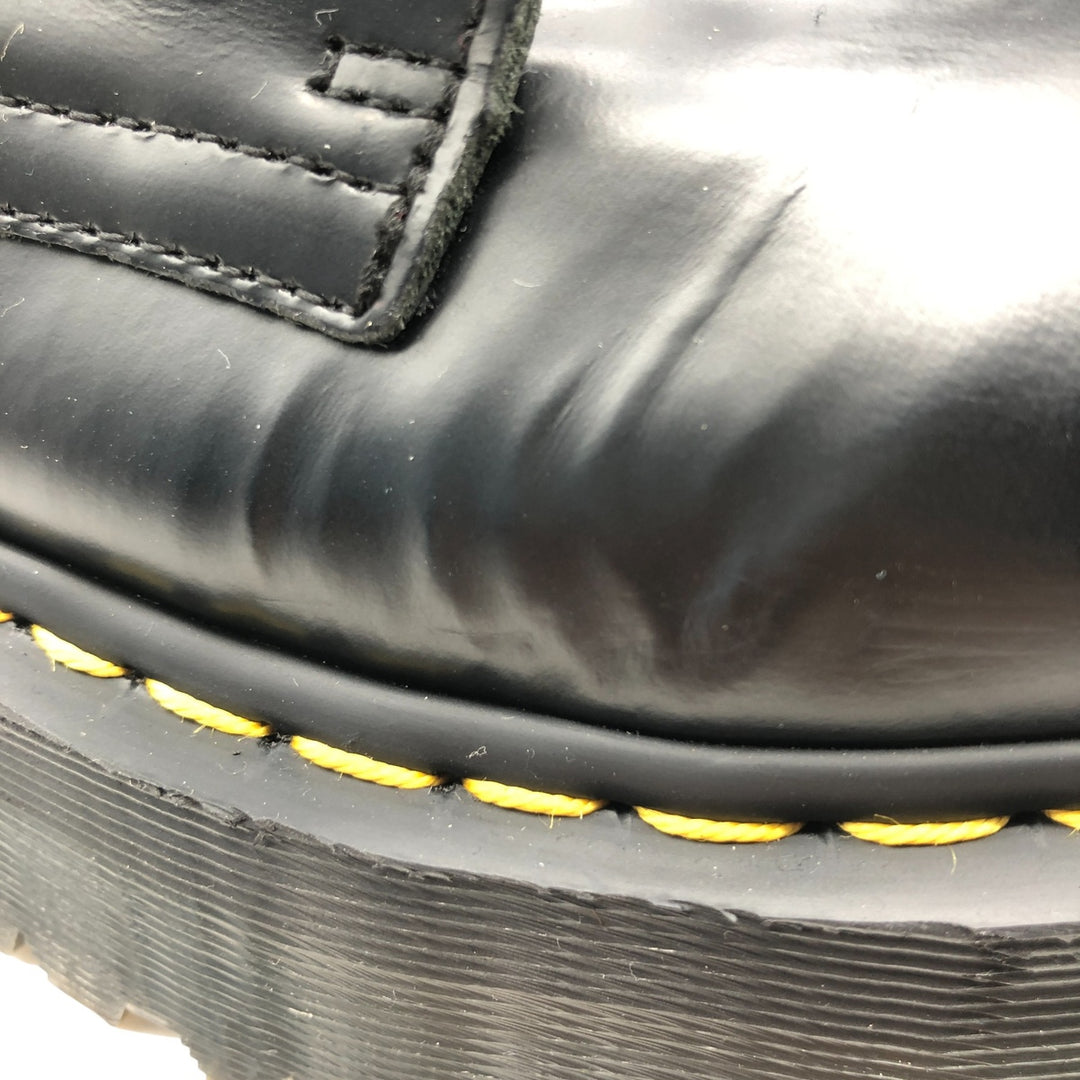 Dr. Martens thick sole side zip 8 hole boots 4 Women's 23.0cm genuine leather black type Vintage Second Hand