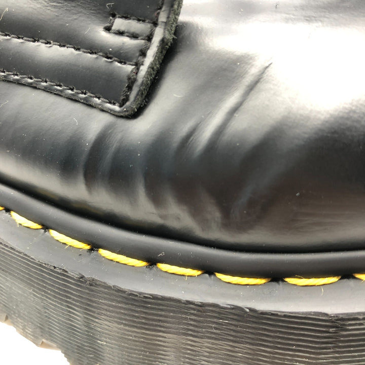 Dr. Martens thick sole side zip 8 hole boots 4 Women's 23.0cm genuine leather black type Vintage Second Hand