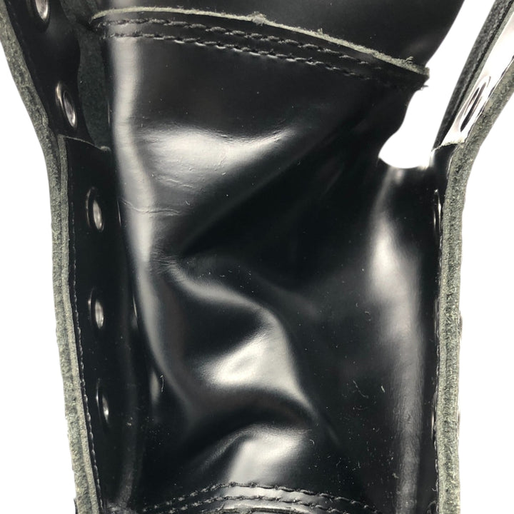 Dr. Martens thick sole side zip 8 hole boots 4 Women's 23.0cm genuine leather black type Vintage Second Hand