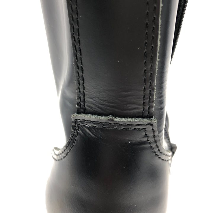 Dr. Martens thick sole side zip 8 hole boots 4 Women's 23.0cm genuine leather black type Vintage Second Hand