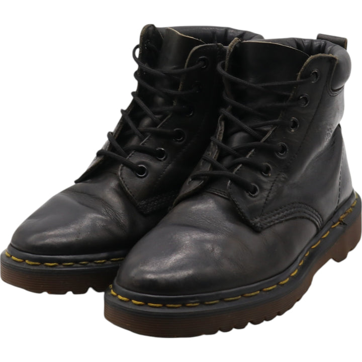 Dr. Martens 6-hole boots made in the UK 3 Women's 21.5cm genuine leather black type Vintage Second Hand