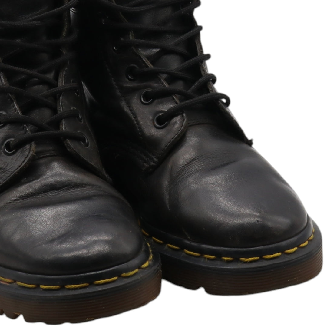 Dr. Martens 6-hole boots made in the UK 3 Women's 21.5cm genuine leather black type Vintage Second Hand