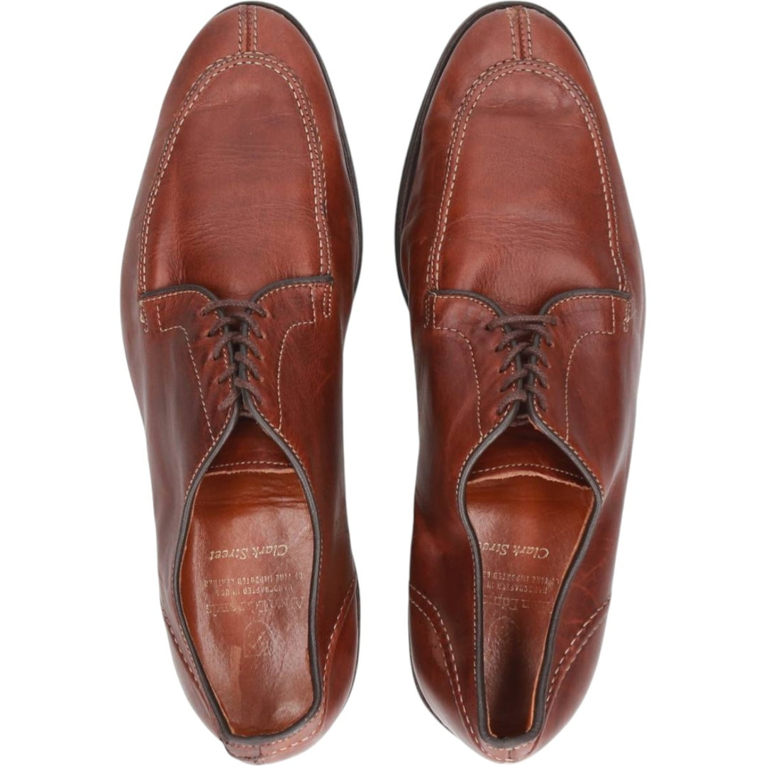 Allen Edmonds Clark Street U-Tip Shoes, Made in USA, Size 10D Men's 28.0cm genuine leather brown type Vintage Second Hand