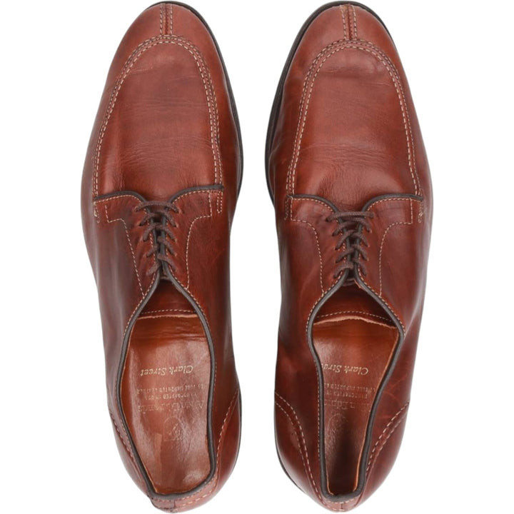 Allen Edmonds Clark Street U-Tip Shoes, Made in USA, Size 10D Men's 28.0cm genuine leather brown type Vintage Second Hand