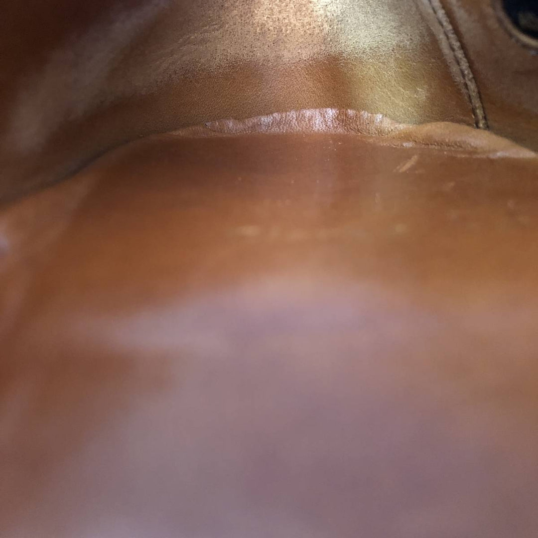 Allen Edmonds Clark Street U-Tip Shoes, Made in USA, Size 10D Men's 28.0cm genuine leather brown type Vintage Second Hand