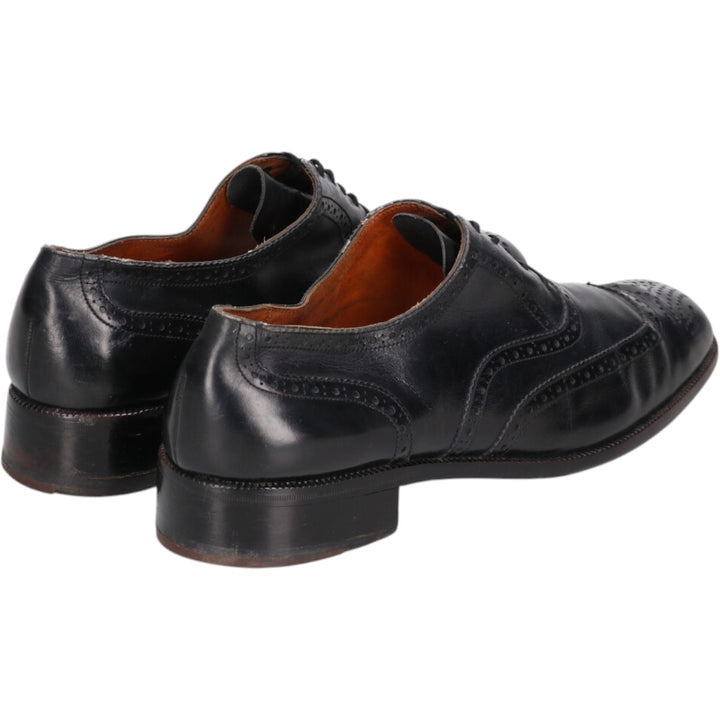 Bally Semi-brogue Wingtip Shoes 9 1/2E Men's 11" equivalent /saa014186 Men's 28.0cm genuine leather black type Vintage Second Hand