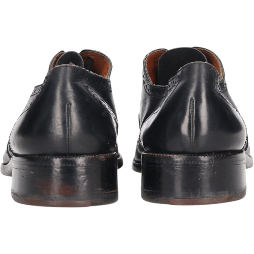 Bally Semi-brogue Wingtip Shoes 9 1/2E Men's 11" equivalent /saa014186 Men's 28.0cm genuine leather black type Vintage Second Hand