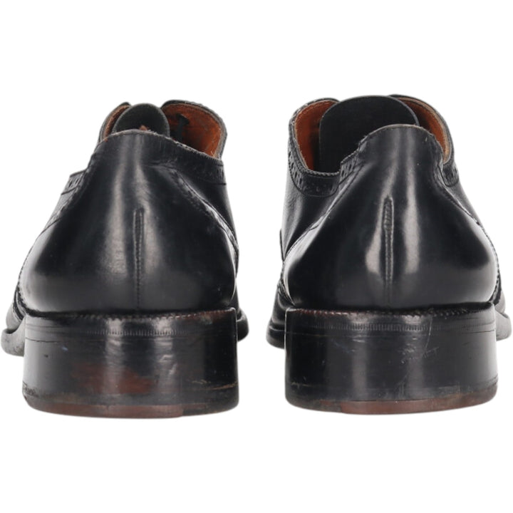 Bally Semi-brogue Wingtip Shoes 9 1/2E Men's 11" equivalent /saa014186 Men's 28.0cm genuine leather black type Vintage Second Hand