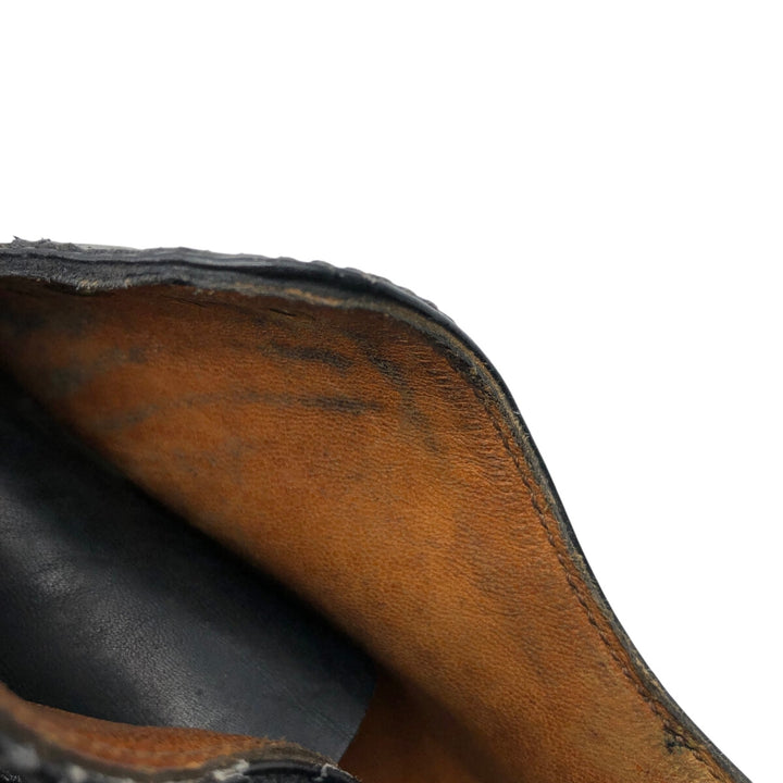 Bally Semi-brogue Wingtip Shoes 9 1/2E Men's 11" equivalent /saa014186 Men's 28.0cm genuine leather black type Vintage Second Hand