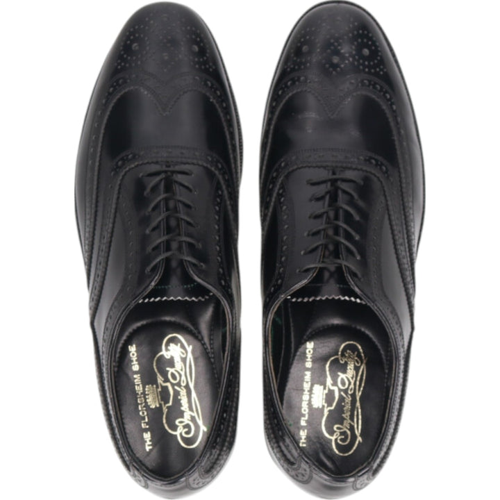 Florsheim IMPERIAL QUALITY Wingtip Shoes 6 1/2 Women's 23.5cm genuine leather black type Vintage Second Hand