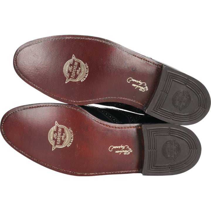 Florsheim IMPERIAL QUALITY Wingtip Shoes 6 1/2 Women's 23.5cm genuine leather black type Vintage Second Hand