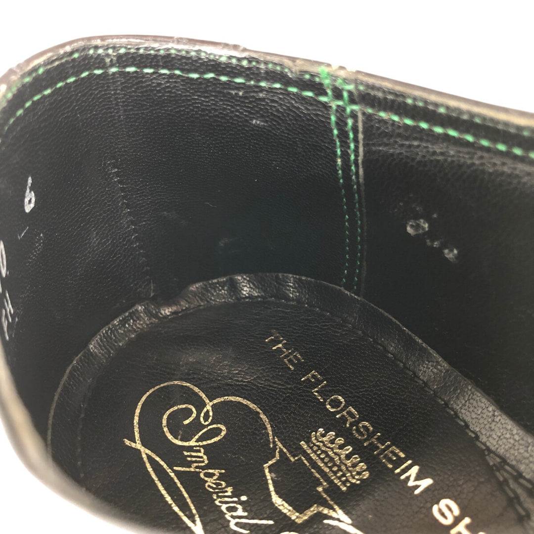 Florsheim IMPERIAL QUALITY Wingtip Shoes 6 1/2 Women's 23.5cm genuine leather black type Vintage Second Hand