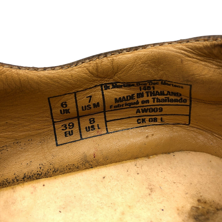 Dr. Martens 1461 3-hole shoes 6 Women's 25.0cm genuine leather brown type Vintage Second Hand