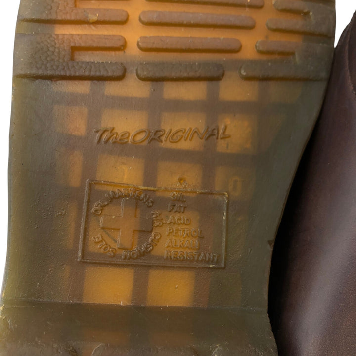 Dr. Martens 1461 3-hole shoes 6 Women's 25.0cm genuine leather brown type Vintage Second Hand