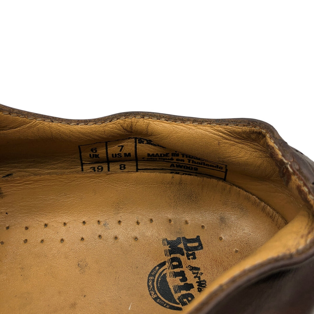 Dr. Martens 1461 3-hole shoes 6 Women's 25.0cm genuine leather brown type Vintage Second Hand