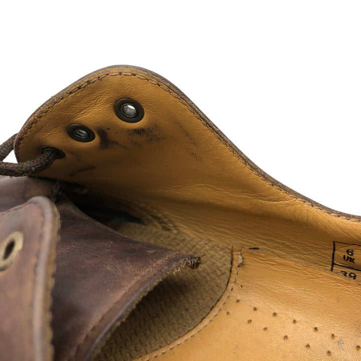 Dr. Martens 1461 3-hole shoes 6 Women's 25.0cm genuine leather brown type Vintage Second Hand