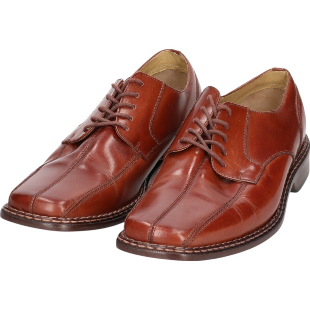 STACY ADAMS Square Toe Leather Shoes 10M Men's 28.0cm genuine leather brown type Vintage Second Hand