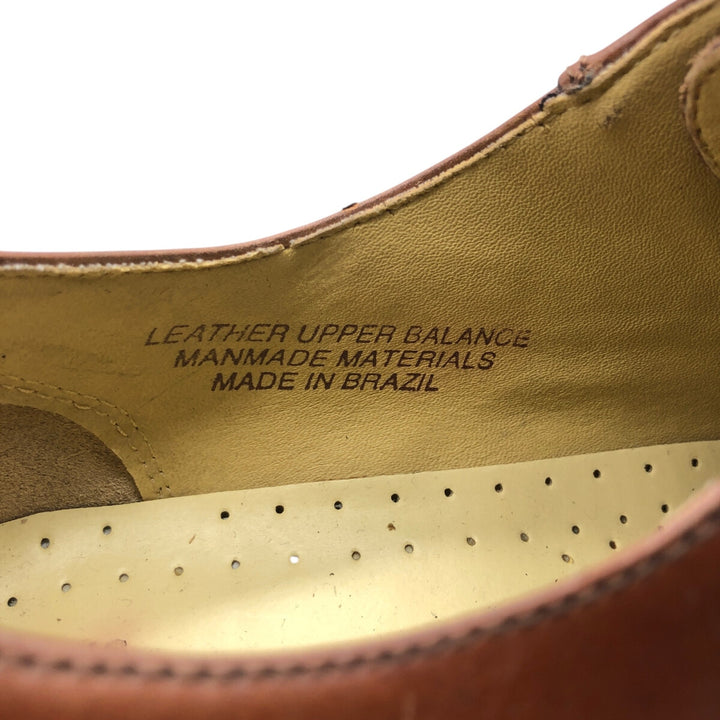 STACY ADAMS Square Toe Leather Shoes 10M Men's 28.0cm genuine leather brown type Vintage Second Hand