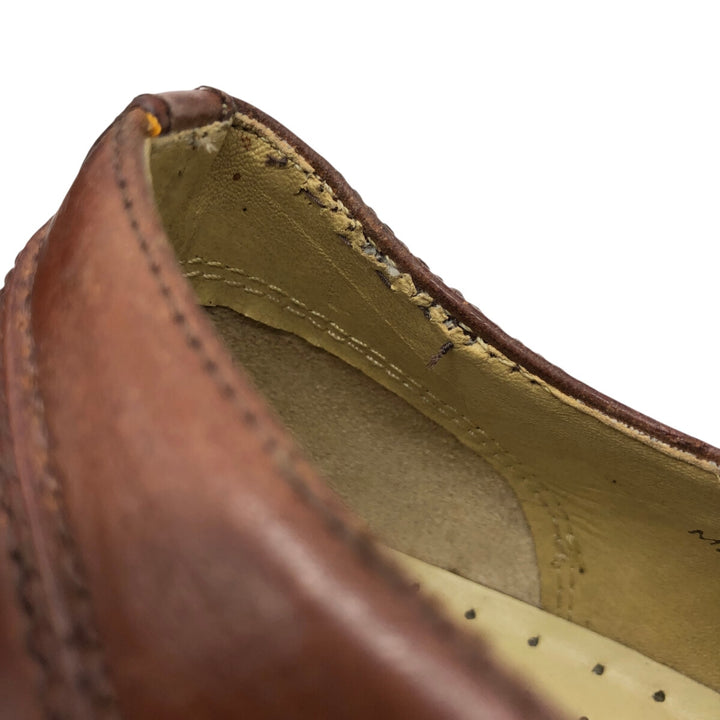 STACY ADAMS Square Toe Leather Shoes 10M Men's 28.0cm genuine leather brown type Vintage Second Hand