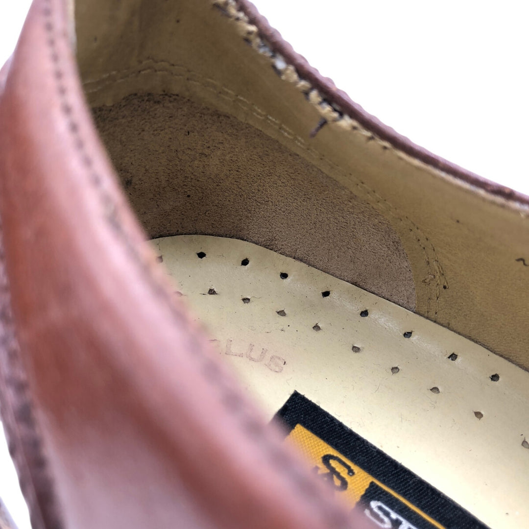 STACY ADAMS Square Toe Leather Shoes 10M Men's 28.0cm genuine leather brown type Vintage Second Hand