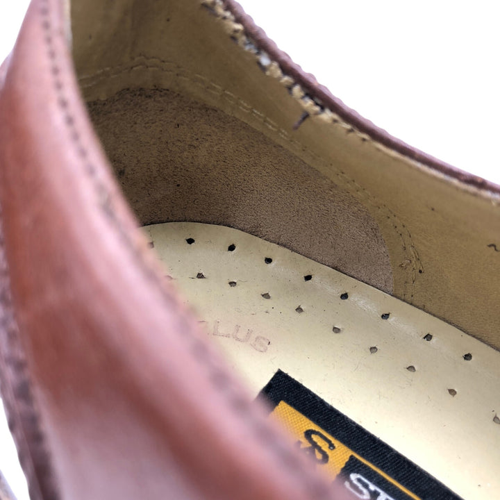 STACY ADAMS Square Toe Leather Shoes 10M Men's 28.0cm genuine leather brown type Vintage Second Hand