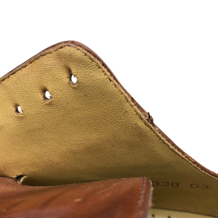 STACY ADAMS Square Toe Leather Shoes 10M Men's 28.0cm genuine leather brown type Vintage Second Hand