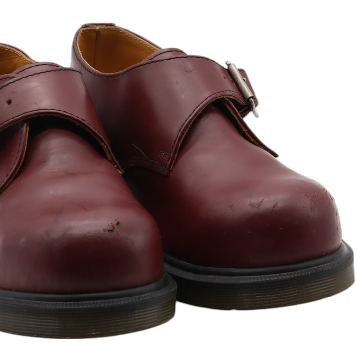Dr. Martens Monk Strap Shoes 5 Women's 24.0cm genuine leather wine-red Vintage Second Hand