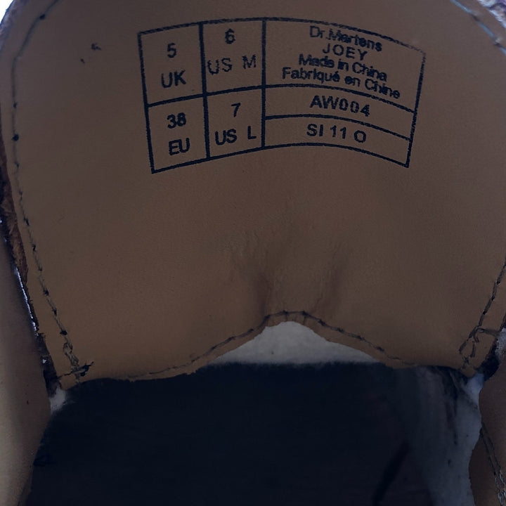 Dr. Martens Monk Strap Shoes 5 Women's 24.0cm genuine leather wine-red Vintage Second Hand